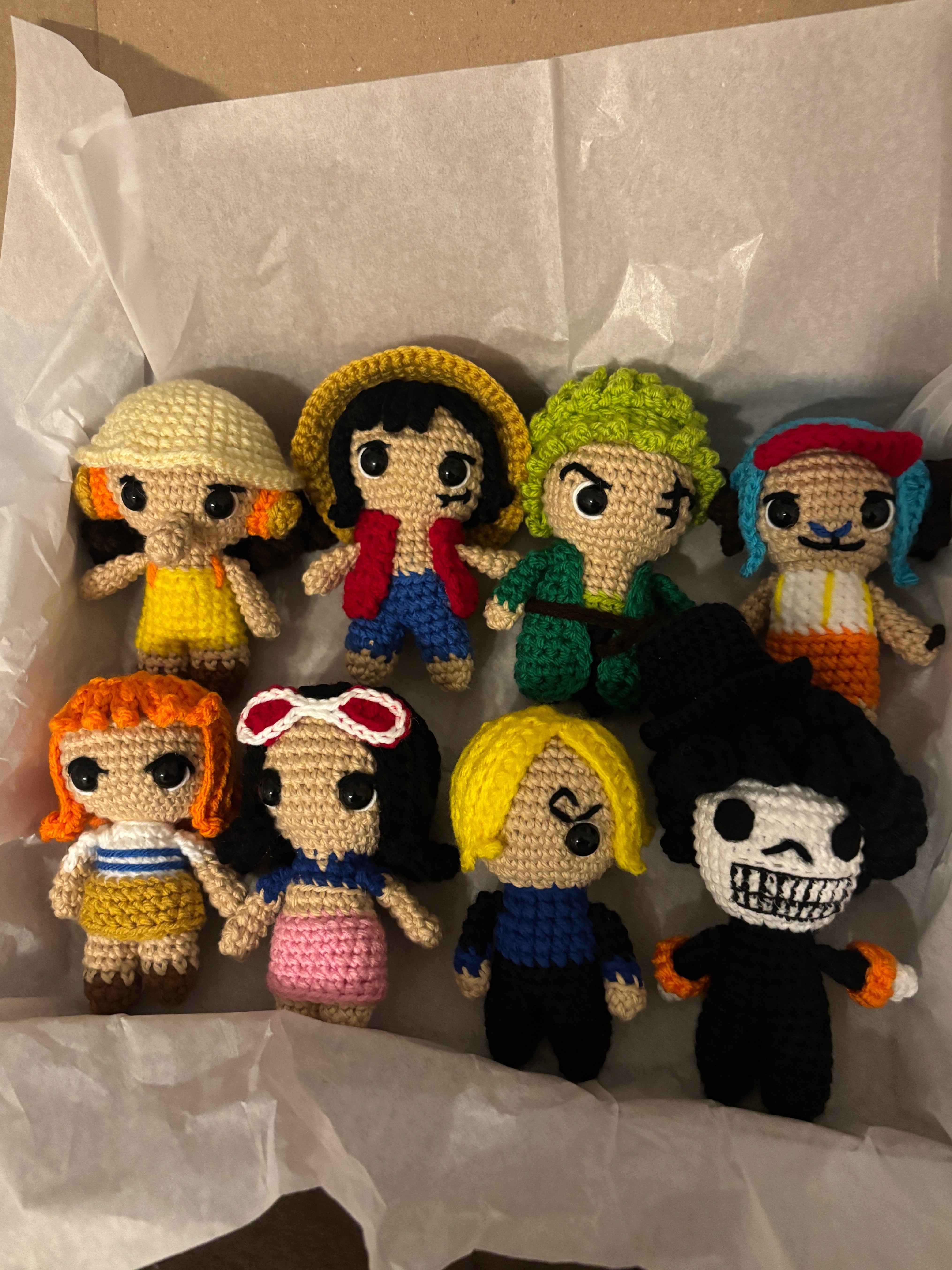 One Piece 8pc set (pre-order) – Dani Crochet