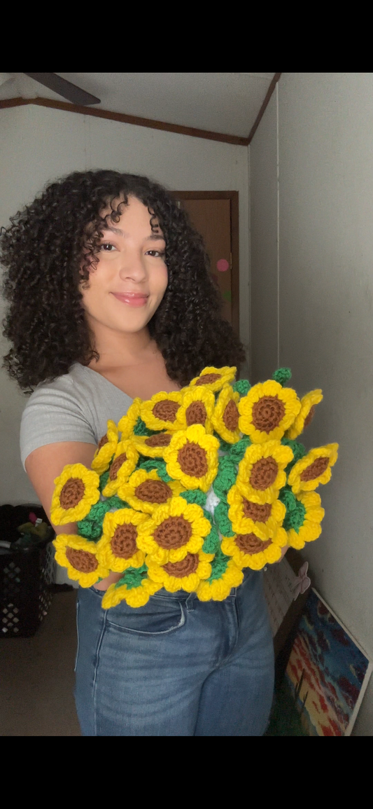Sunflower Bouquet Blanket