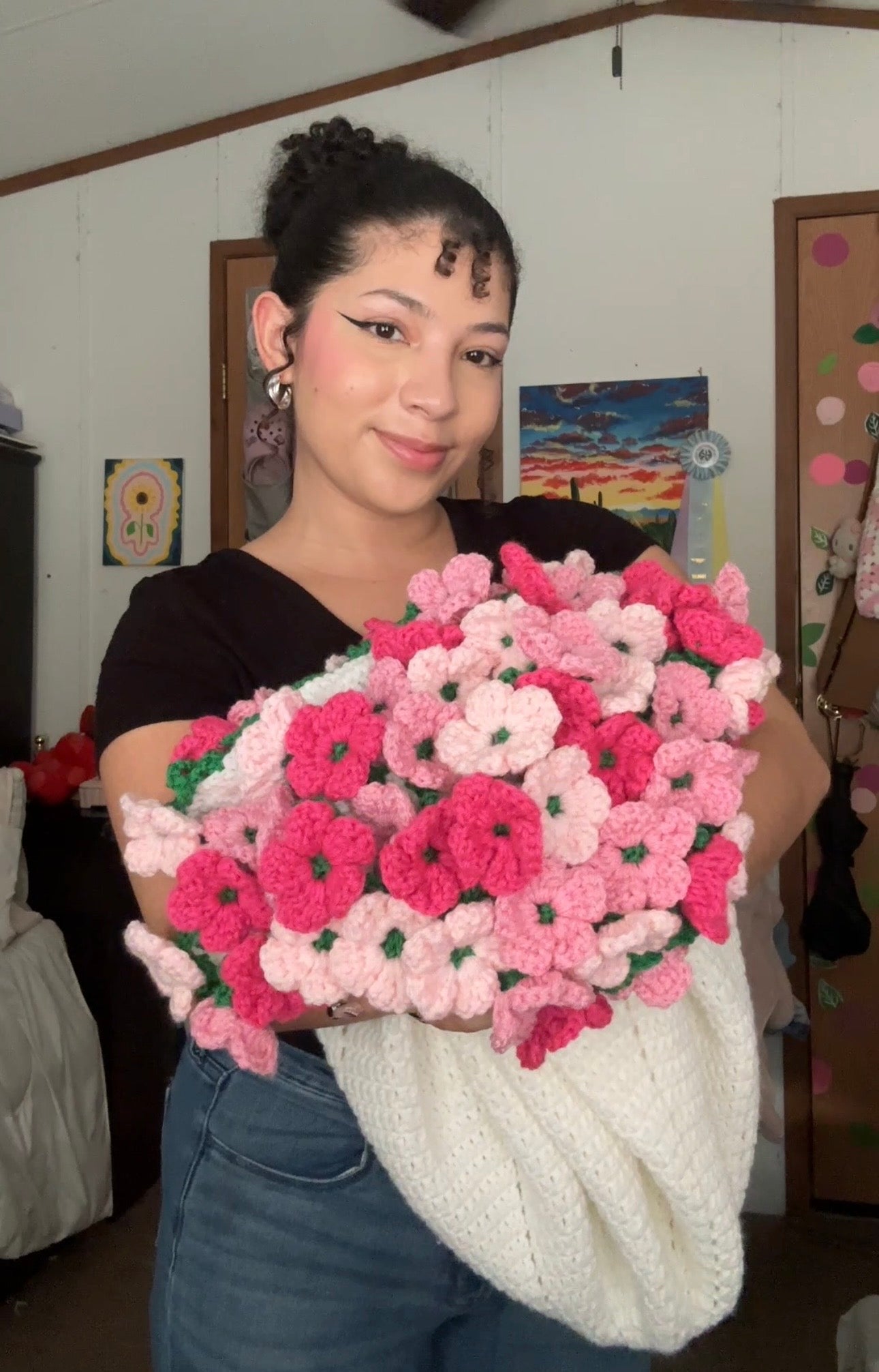 Hydrangea Bouquet Blanket (Pre-order) – Dani Crochet