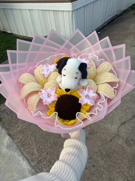 Pink Paradise Snoopy Bouquet