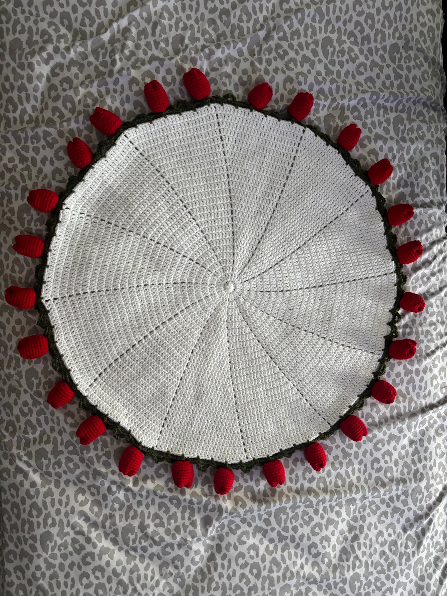 Small Tulip Bouquet Blanket (Ready to ship)