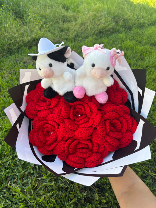 Cow Couple Bouquet