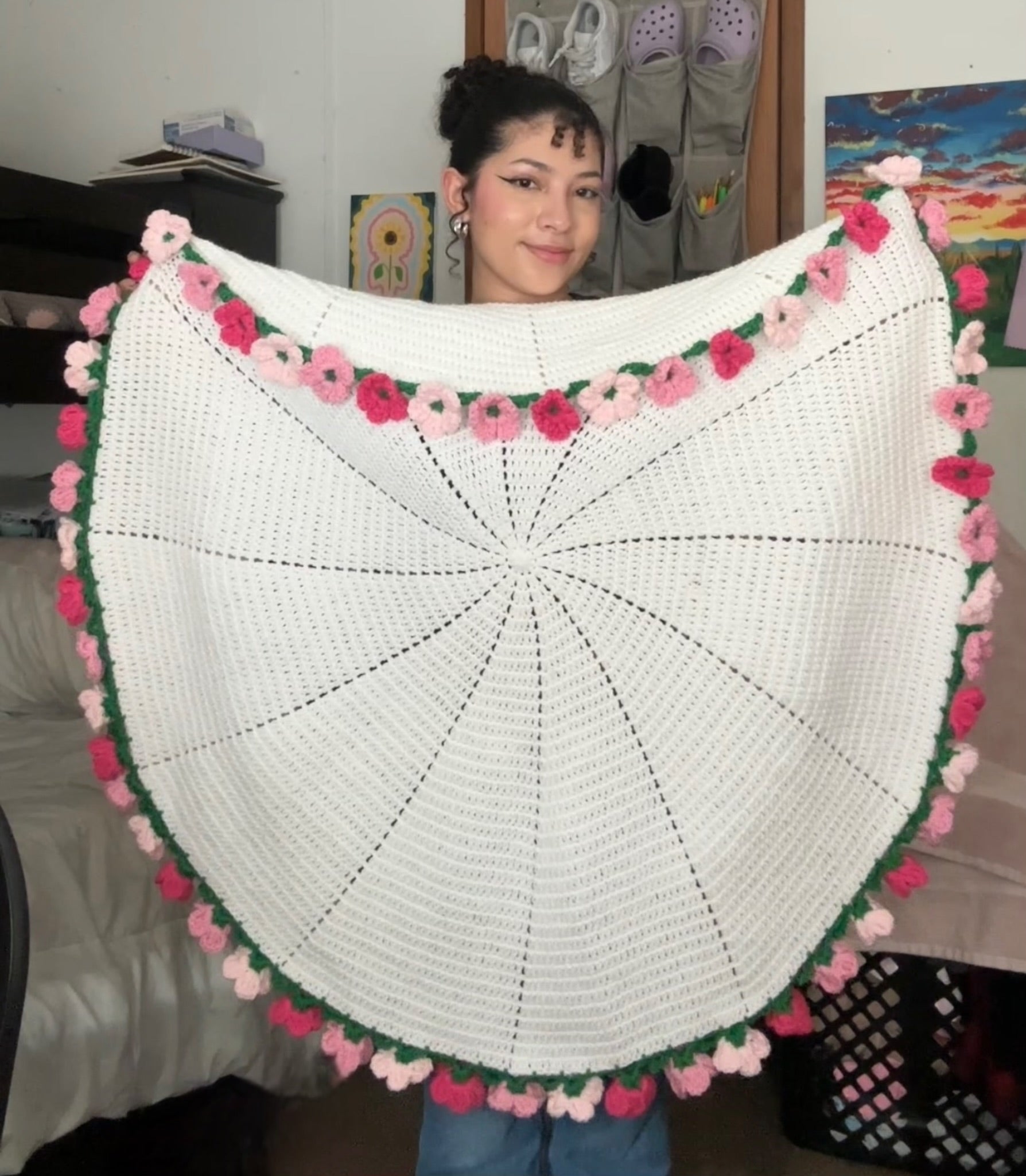 Hydrangea Bouquet Blanket (Pre-order) – Dani Crochet